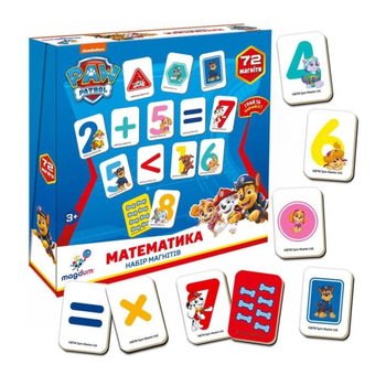 Набор магнитов Magdum Щенячий патруль Математика (4820215153904)