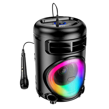 Беспроводная портативная Bluetooth колонка с микрофоном Borofone DR15 5Вт Черный