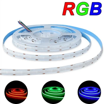 Світлодіодна стрічка LEDTech 24В COВ RGB 840д/м преміум. Ціна за 1м.