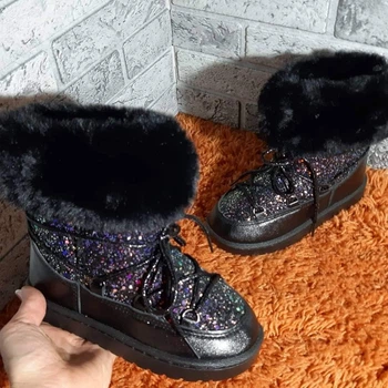 Угги детские Clibee зимние черные 25