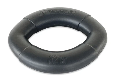 Еспандер для кисті EasyFit Elliptic 32 кг Чорний силіконовий (EF-1903-70)