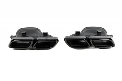 Насадки на глушник Black AMG для Mercedes GLE/ML сlass W166 2011-2018 рр