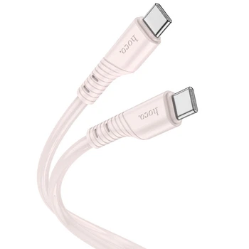 Кабель USB Type-C to USB Type-C / Провод шнур Юсб Тайп си на Юсб Тайп си для быстрой зарядки и передачи данных Light pink K10