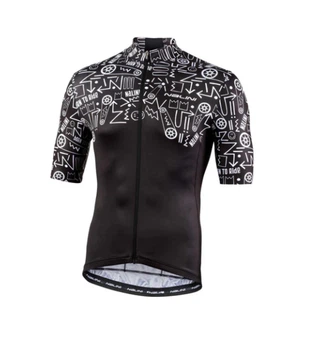 Майка Nalini SEOUL 1988 SS JERSEY - BLACK WHITE / Розмір L (02904501100C650.10-4020-L)