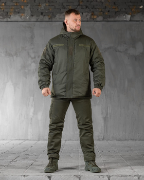 Тактический зимний костюм на флисе XL олива (90004)