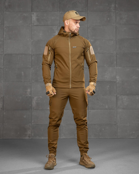 Тактический демисезонный костюм Oblivion SoftShell на флисе 2XL койот (89930)