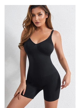 Стягуючий боді утяжка комбідрес корегуюча білизна Honey Fashion Accessories XL/XXL чорний (14-35)