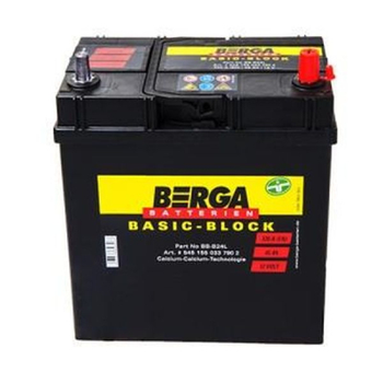 Аккумулятор автомобильный Berga Basicblock 35Ah ASIA Ев (-/+) ТК (300EN) (5351180307902)