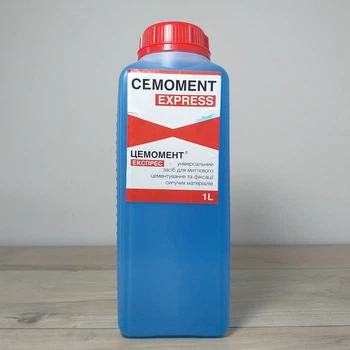Моментальный цемент для бетонирования ям и трещин Cemoment Express 1л Гидрофобизатор (X-1021)