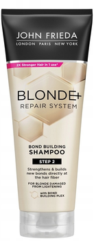 Szampon John Frieda Blonde+ Repair Bond Building odbudowujący do włosów 250 ml  (5037156292190)