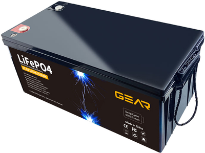Акумуляторна батарея Gear LiFePo4 25.6V-100 Ah (2560 кВт/ч) (GB-LiFePo4-25.6-100)