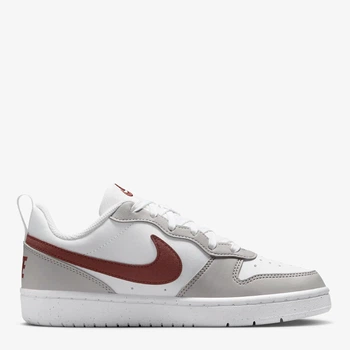 Подростковые кеды для мальчика Nike Court Borough Recraft Hf (Gs) FZ1024-100 40 (7Y) Белый/Серый (197601208031)