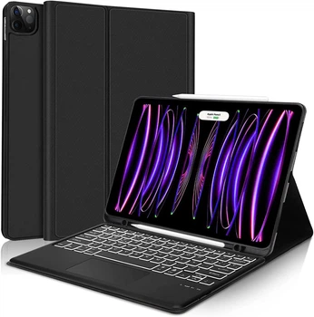 Чехол-клавиатура 12.9" JADEMALL для планшета iPad Pro Черный (UKR) Б/В g1