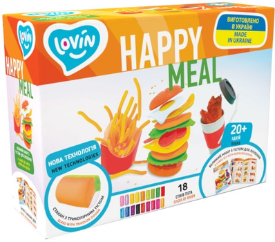 Zestaw do modelowania Lovin Happy Meal Jedzenie Ciastolina (41190) (4820199476396)