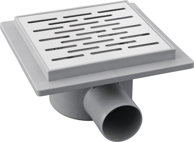 Трап для душу горизонтальний ASG 22 INOX Hydro 150х150