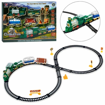 Детская железная дорога Classic Train cо звуком и светом (JHX6681)