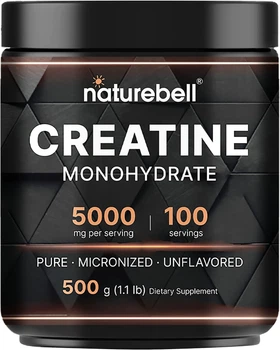 Моногидрат креатина премиум-класса NatureBell Creatine Monohydrate Powder 500 г