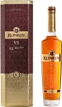 Бренди Klinkov VS в коробке 5 лет выдержки 0.5 л 40% (4820235320218)