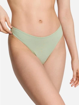 Трусики танга женские хлопковые Victoria's Secret 26819087 XS Зелёные (144000416002)
