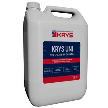 Комплексная добавка в бетон и раствор KRYS UNI (10 кг)