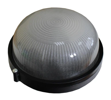 Промисловий ЖКГ Круглий Світильник НПП1301-60W-E27-IP65 коло чорний TNSy