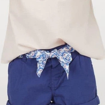 Детские шорты H&M 060801803 104 см Темно-синие (6666000339225)
