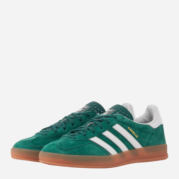 Sneakersy męskie do kostki adidas Originals Gazelle Indoor IG1596 45.5 Zielone (4066764312625)