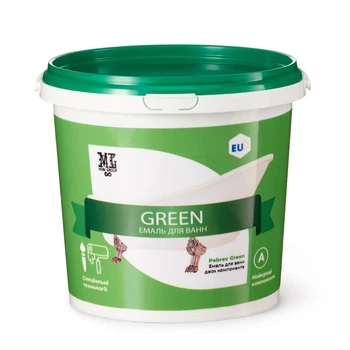 Емаль для ванн Green, білий глянц 1.5-1.7м