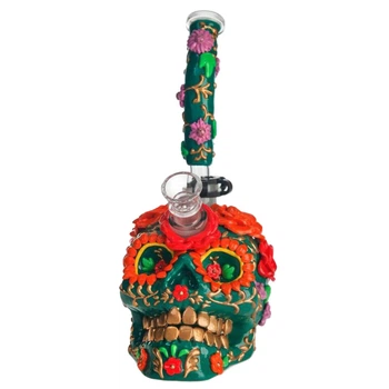 Бонг Курительный Стеклянный "Skull Mexican"