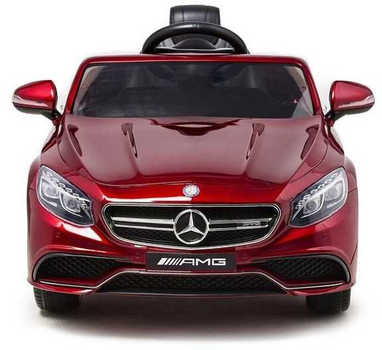 Електромобіль LEAN Toys Mercedes S63 Лакований Червоний (5902808159605)