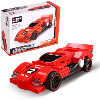 Конструктор инерционный Decool Mini Racing Гоночный автомобиль