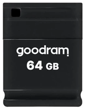Флеш накопитель USB 64Gb Goodram UPI2, Black, USB 2.0, до 20/5 МБ/с (UPI2-0640K0R11)