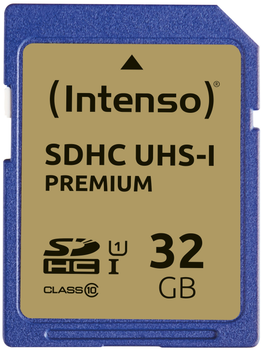 Карта памяти Intenso Premium SDHC 32GB Class 10 UHS-I (3421480)