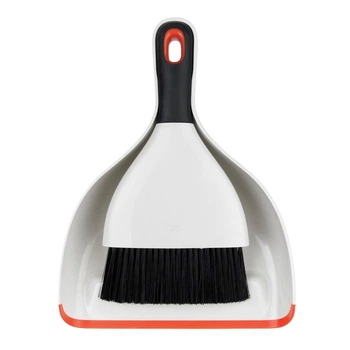 Щітка з совком Oxo Good Grips біло-червона (00719812033440)
