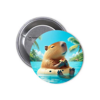 Значок Hydrochoerus Capybara Капибара #08