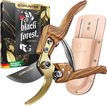Секатор Gruntek PROFI Black Forest Edition обводной, d 18 мм (295216012)