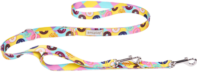 Smycz regulowana Amiplay BeHappy 7 w 1 XL 100 - 200 cm Donut (5907563282162)