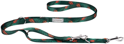 Smycz regulowana Amiplay BeHappy 7 w 1 M 100 - 200 cm Jungle (5907563282056)