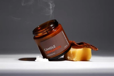Spa-свеча ароматизированная в стекле CANDLE CINNAMON 100 мл White Mandarin