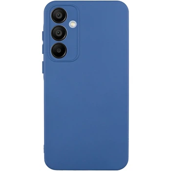 Чохол TPU GETMAN Liquid Silk Full Camera Samsung Galaxy S24 FE Синій / Navy Blue