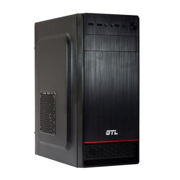 Корпус GTL T1610 Black, без БП, Mini Tower, Micro ATX / Mini ITX, 2xUSB 2.0, 370x176x410 мм, 0.4 мм, 2.6 кг