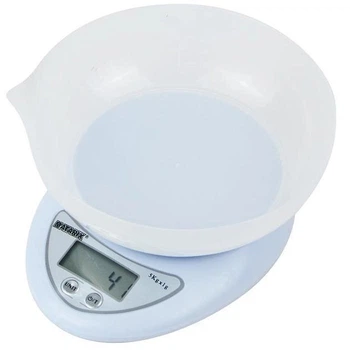 Весы Кухонные С Чашей Matarix Mx-400 5Кг Белый