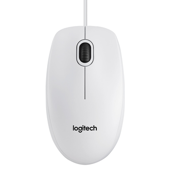 Компьютерная мышка Logitech B100, White, USB, оптична, 800 dpi, 3 кнопки
