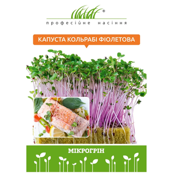 Микрозелень Капуста Кольраби фиолетовая / 10 г