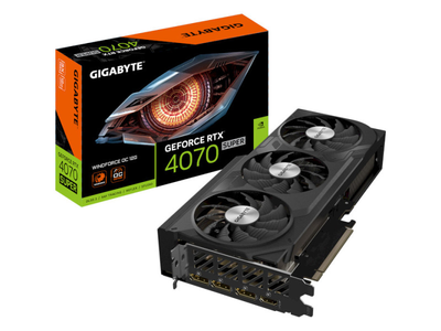 Відеокарта Gigabyte GeForce RTX 4070 SUPER WINDFORCE OC 12G (GV-N407SWF3OC-12GD)