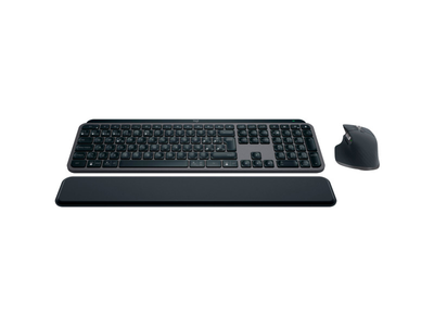 Комплект: клавіатура і миша Logitech MX Keys S PLUS PALMREST + MX Master 3S Combo Graphite UA (920-011614)