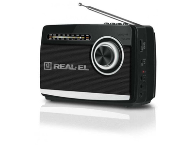 Портативний радіоприймач REAL-EL X-510 Black (EL121800003)