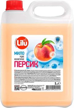 Мило рідке Lilu Персик 5 л (4820159424511)