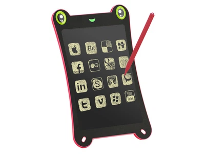 Графічний планшет PowerPlant Writing Tablet 8.5 Frog Shaped Pink (NYWT085CP)