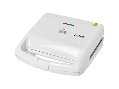 Мультимейкер (Бутербродниця-Вафельниця-Гриль) Rotex RSM220-W